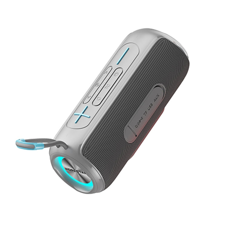 HOPESTAR P26 Outdoor Portable lPX6 Waterproof Dazzling Bluetooth Speaker(Grey) - free shipping - PMC Jewellery - Order now!