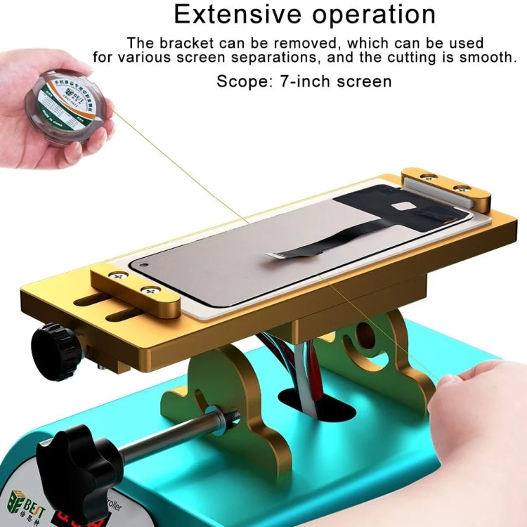 BEST B-918B 7 inch Multi-function Mobile Phone Screen Rotary Separator, EU Plug - free shipping - PMC TechLife - Order now!