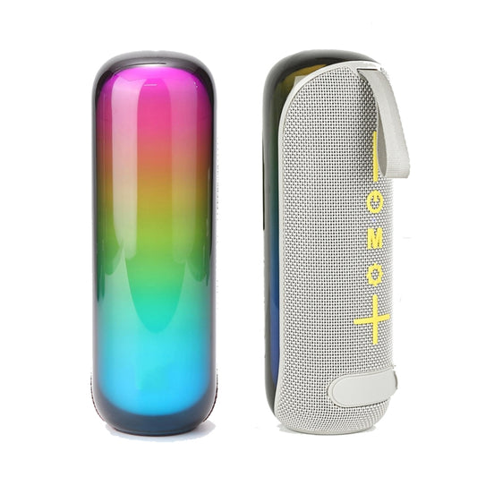 T&G TG-384 Mini Portable Bluetooth Speaker Support TF / U-disk / RGB Light(Grey) - Desktop Speaker by T&G | Online Shopping South Africa | PMC Jewellery | Buy Now Pay Later Mobicred