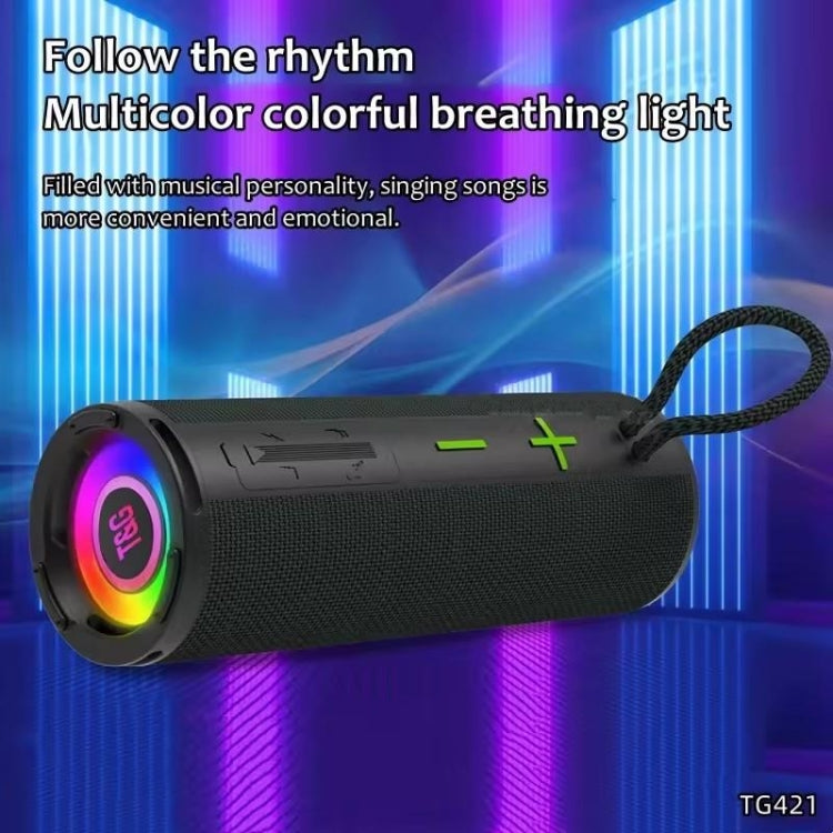 T&G TG-421 RGB BT Outdoor Waterproof Speakers(Red) - free shipping - PMC Jewellery - Order now!