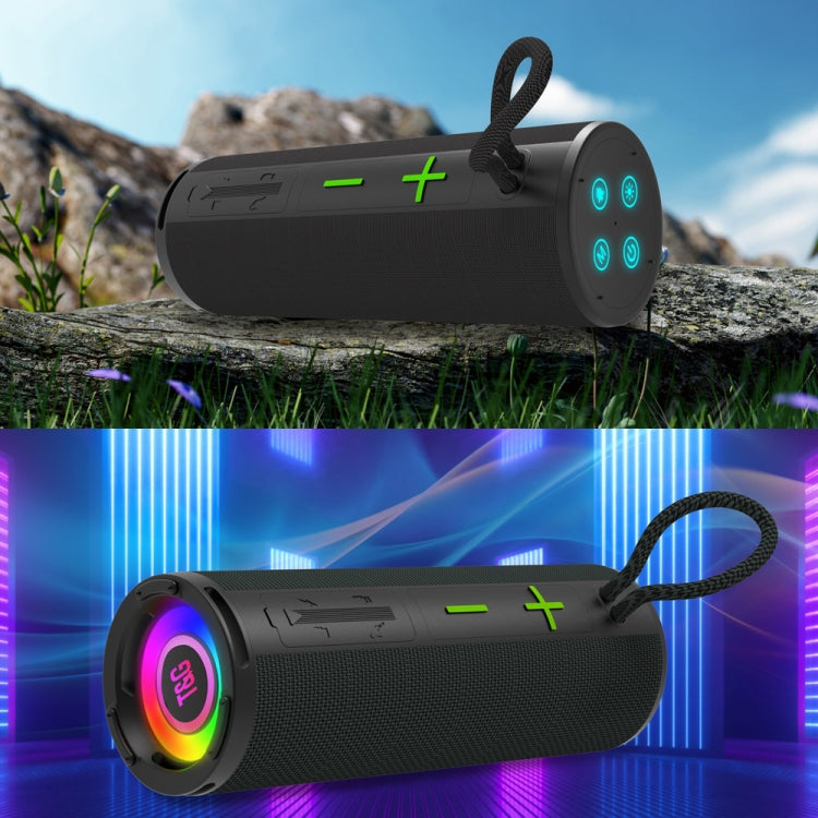 T&G TG-421 RGB BT Outdoor Waterproof Speakers(Black) - Desktop Speaker by T&G | Online Shopping South Africa | PMC Jewellery | Buy Now Pay Later Mobicred