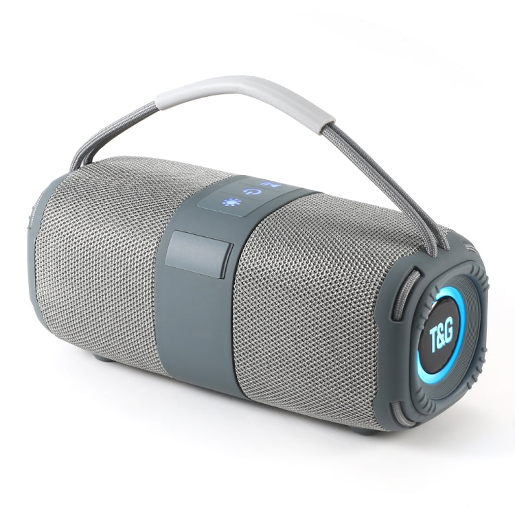 T&G TG-668 Wireless Bluetooth Speaker Portable TWS Subwoofer with Handle(Grey) - Desktop Speaker by T&G | Online Shopping South Africa | PMC Jewellery | Buy Now Pay Later Mobicred