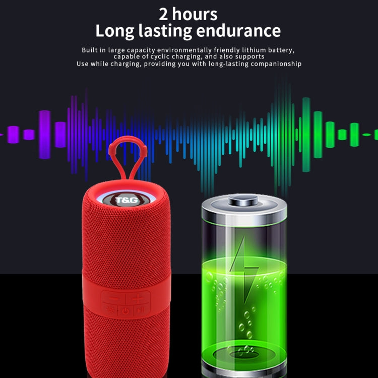 T&G TG-671 Portable Wireless 3D Stereo Subwoofer Speaker with FM/USB/LED(Black) - free shipping - PMC Jewellery - Order now!