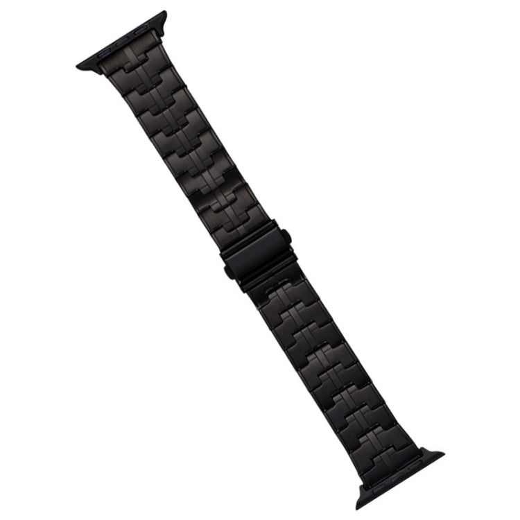 For Apple Watch Series 9 41mm Stainless Steel Watch Band(Black) - free shipping - PMC TechLife - Order now!
