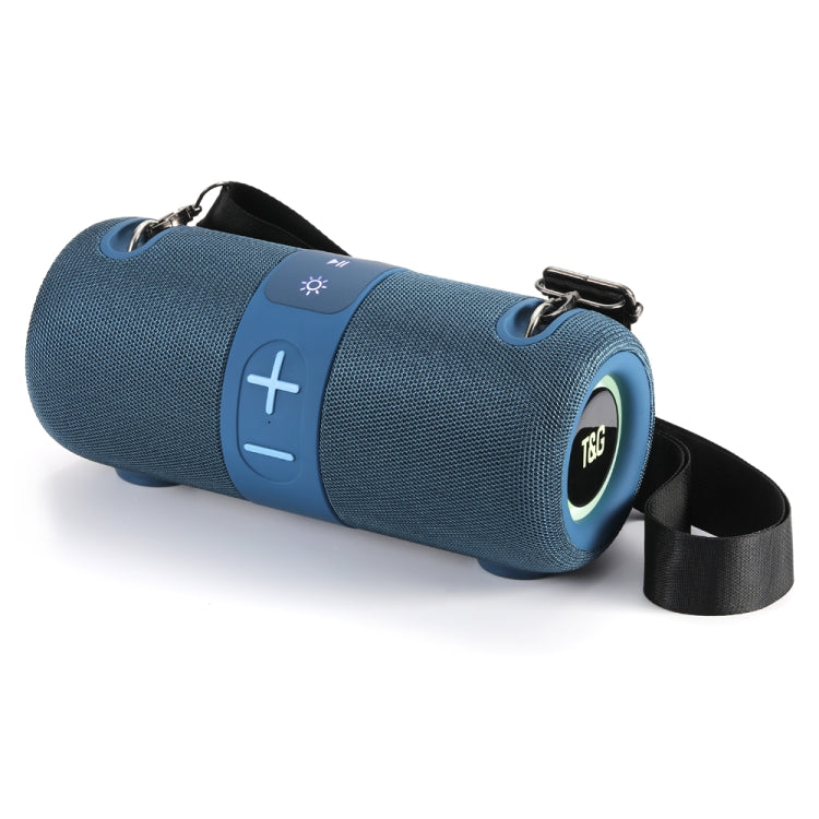 T&G TG-672 Outdoor Portable Subwoofer Bluetooth Speaker Support TF Card(Blue) - Desktop Speaker by T&G | Online Shopping South Africa | PMC Jewellery | Buy Now Pay Later Mobicred