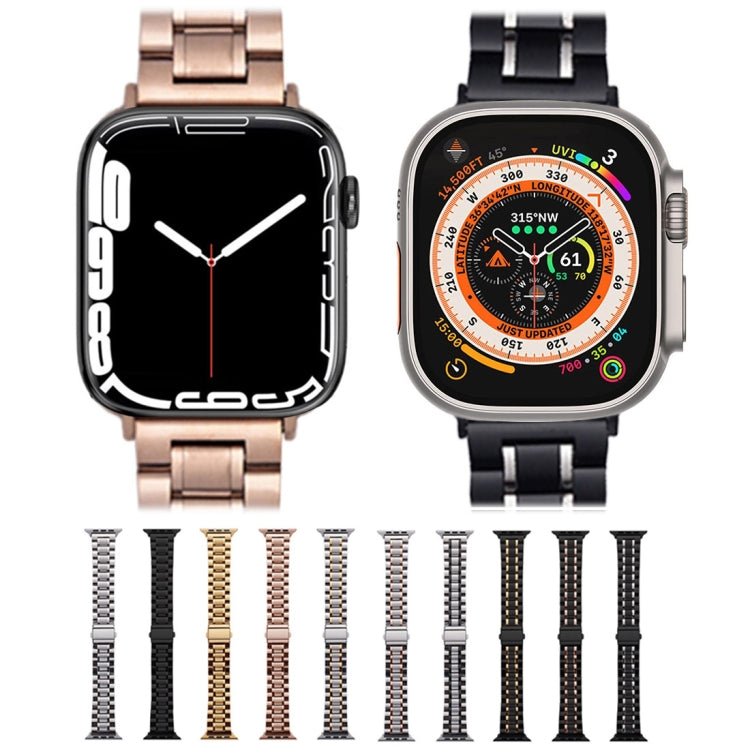 For Apple Watch SE 40mm Five-Beads Stainless Steel Watch Band(Silver) - free shipping - PMC TechLife - Order now!