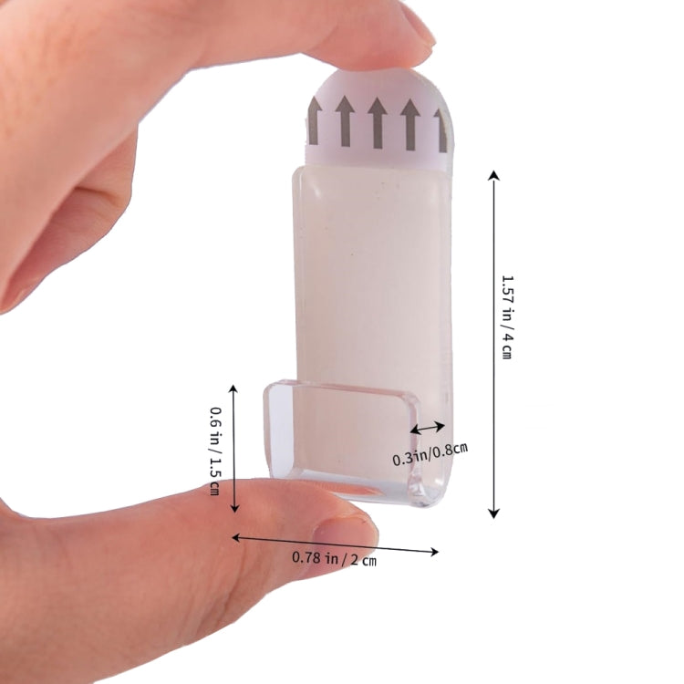 6pcs Wall Mounted Acrylic No-Punch Record Display Stand - Shelf & Hooks by PMC TechLife | Online Shopping South Africa | PMC TechLife