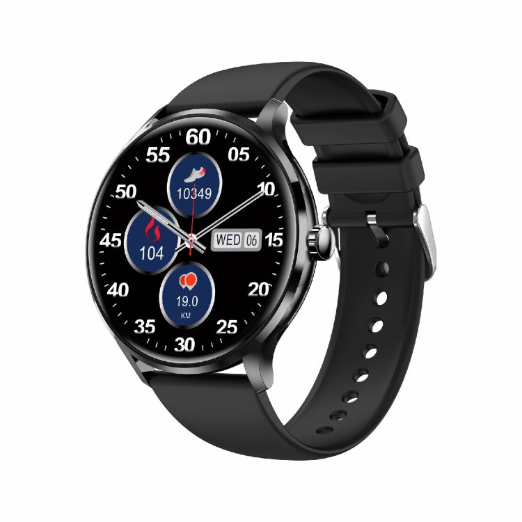 QS80 1.39 inch BT5.2 Smart Sport Watch, Support Bluetooth Call / Sleep / Blood Oxygen / Temperature / Heart Rate / Blood Pressure Health Monitor(Black) - Smart Watches by PMC Jewellery | Online Shopping South Africa | PMC Jewellery