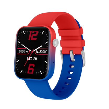 P43 1.8 inch TFT Screen Bluetooth Smart Watch, Support Heart Rate Monitoring & 100+ Sports Modes(Red Blue) - Smart Watches by PMC Jewellery | Online Shopping South Africa | PMC Jewellery