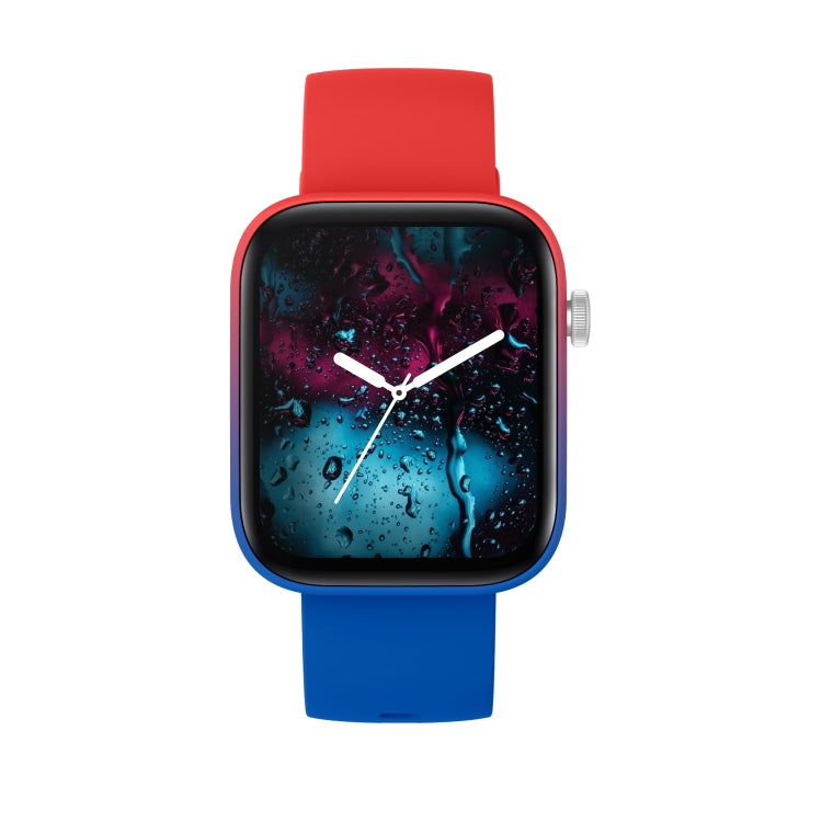 P43 1.8 inch TFT Screen Bluetooth Smart Watch, Support Heart Rate Monitoring & 100+ Sports Modes(Red Blue) - Smart Watches by PMC Jewellery | Online Shopping South Africa | PMC Jewellery