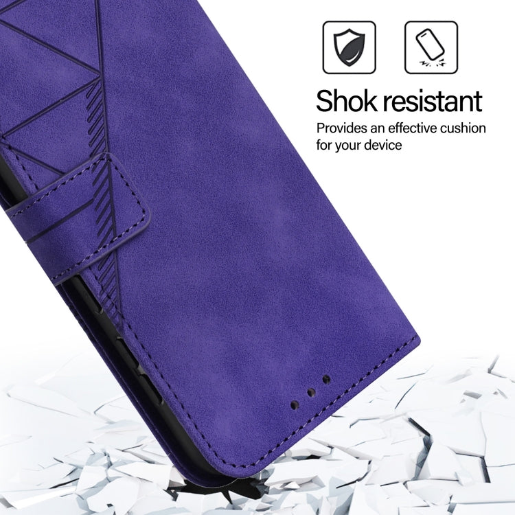 For Google Pixel 9 Pro XL Crossbody 3D Embossed Flip Leather Phone Case(Purple) - Google Cases by PMC TechLife | Online Shopping South Africa | PMC TechLife | Buy Now Pay Later Mobicred