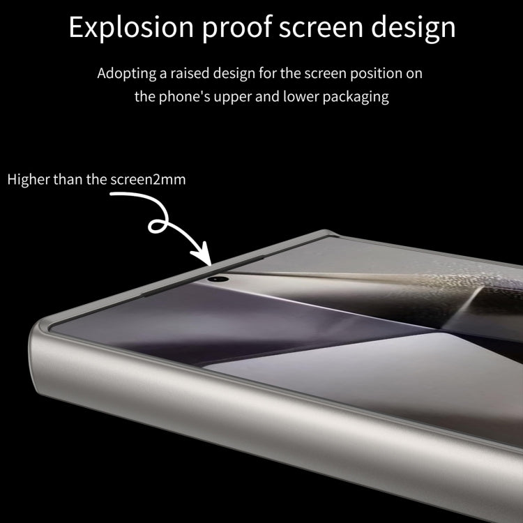 For Samsung Galaxy S24 Ultra 5G GKK AG Craft Skin Feel Full Coverage Phone Case(Grey) - free shipping - PMC TechLife - Order now!