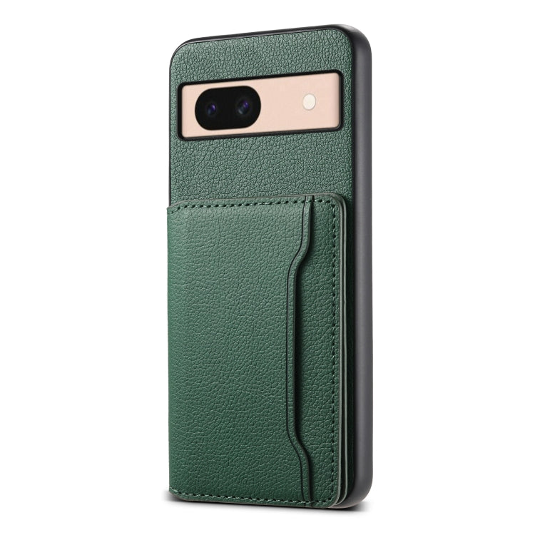 For Google Pixel 8a Calf Texture Card Bag Design Full Coverage Phone Case(Green) - free shipping - PMC TechLife - Order now!
