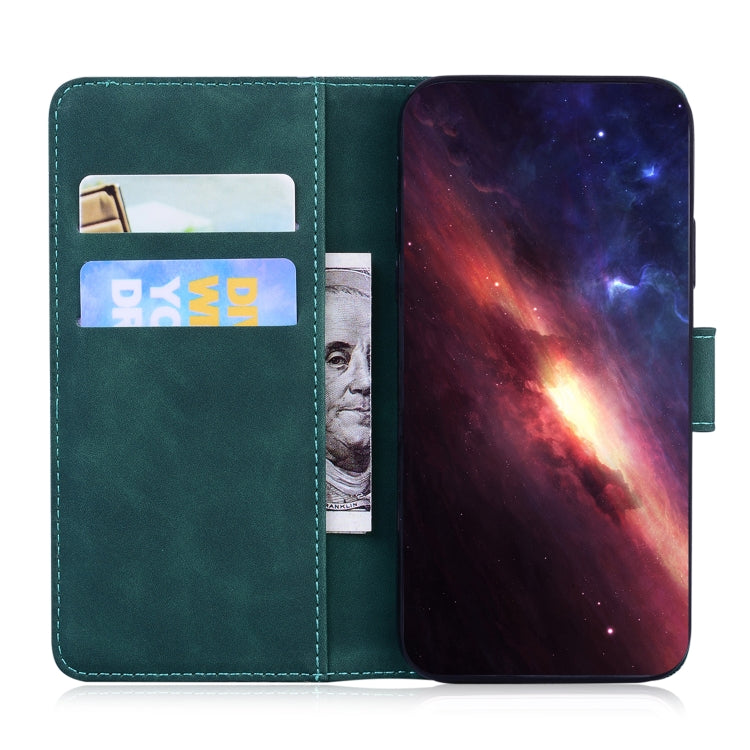 For Google Pixel 9 Pro 5G Tiger Embossing Pattern Flip Leather Phone Case(Green) - Google Cases by PMC TechLife | Online Shopping South Africa | PMC TechLife | Buy Now Pay Later Mobicred