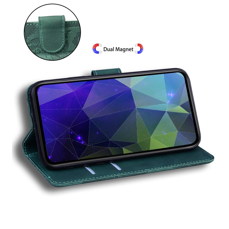 For Google Pixel 9 Pro 5G Tiger Embossing Pattern Flip Leather Phone Case(Green) - Google Cases by PMC TechLife | Online Shopping South Africa | PMC TechLife | Buy Now Pay Later Mobicred