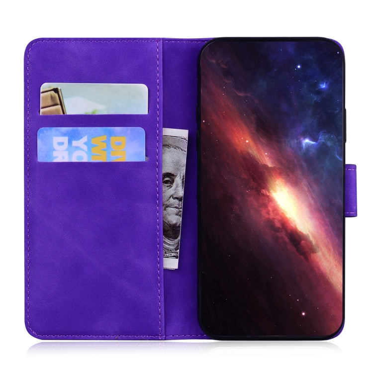 For Google Pixel 9 Pro 5G Tiger Embossing Pattern Flip Leather Phone Case(Purple) - Google Cases by PMC TechLife | Online Shopping South Africa | PMC TechLife | Buy Now Pay Later Mobicred