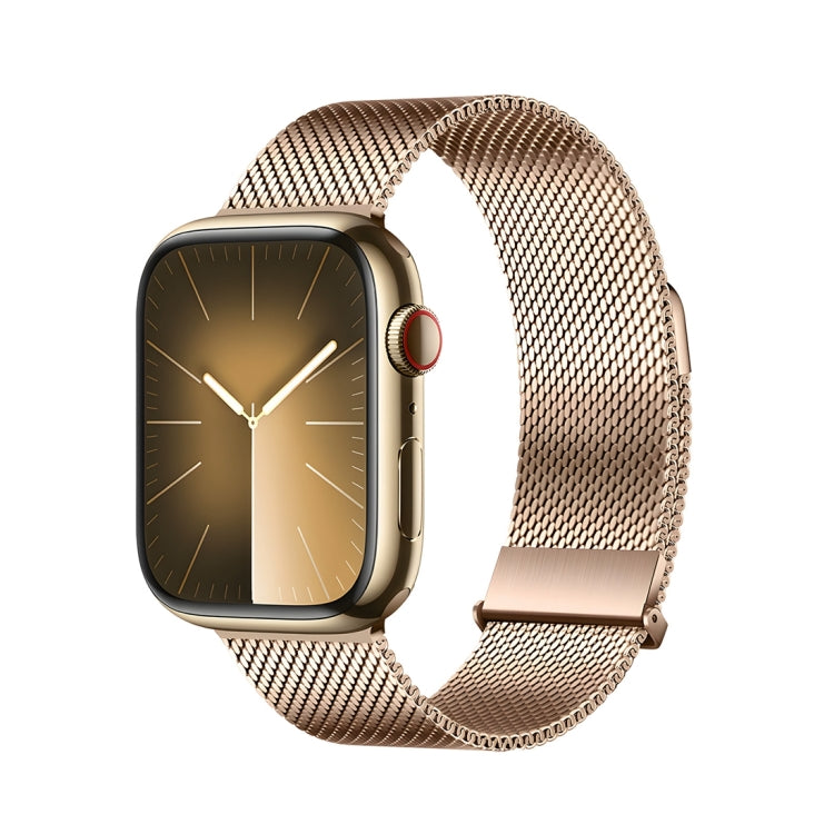 For Apple Watch Ultra 2 49mm DUX DUCIS Milanese Pro Series Stainless Steel Watch Band(Gold) - Watch Bands by DUX DUCIS | Online Shopping South Africa | PMC Jewellery