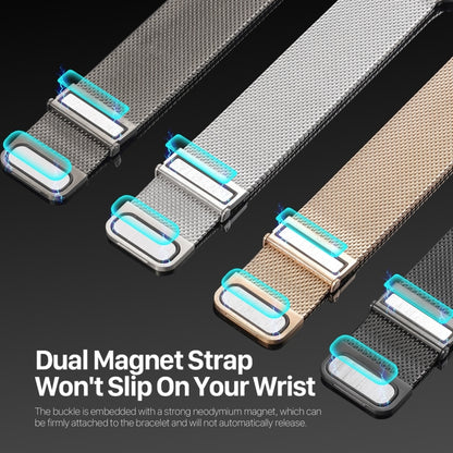 For Apple Watch Series 6 40mm DUX DUCIS Milanese Pro Series Stainless Steel Watch Band(Black) - Watch Bands by DUX DUCIS | Online Shopping South Africa | PMC Jewellery