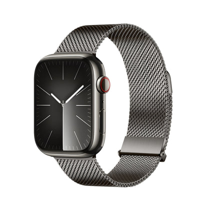 For Apple Watch Series 3 42mm DUX DUCIS Milanese Pro Series Stainless Steel Watch Band(Graphite) - Watch Bands by DUX DUCIS | Online Shopping South Africa | PMC Jewellery