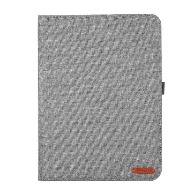 For OPPO Pad Neo 11.4 Fabric Leather Tablet Case(Grey) - OPPO by PMC TechLife | Online Shopping South Africa | PMC TechLife