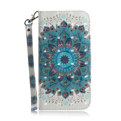 For Google Pixel 9 3D Colored Horizontal Flip Leather Phone Case(Peacock Wreath) - Google Cases by PMC Jewellery | Online Shopping South Africa | PMC Jewellery | Buy Now Pay Later Mobicred