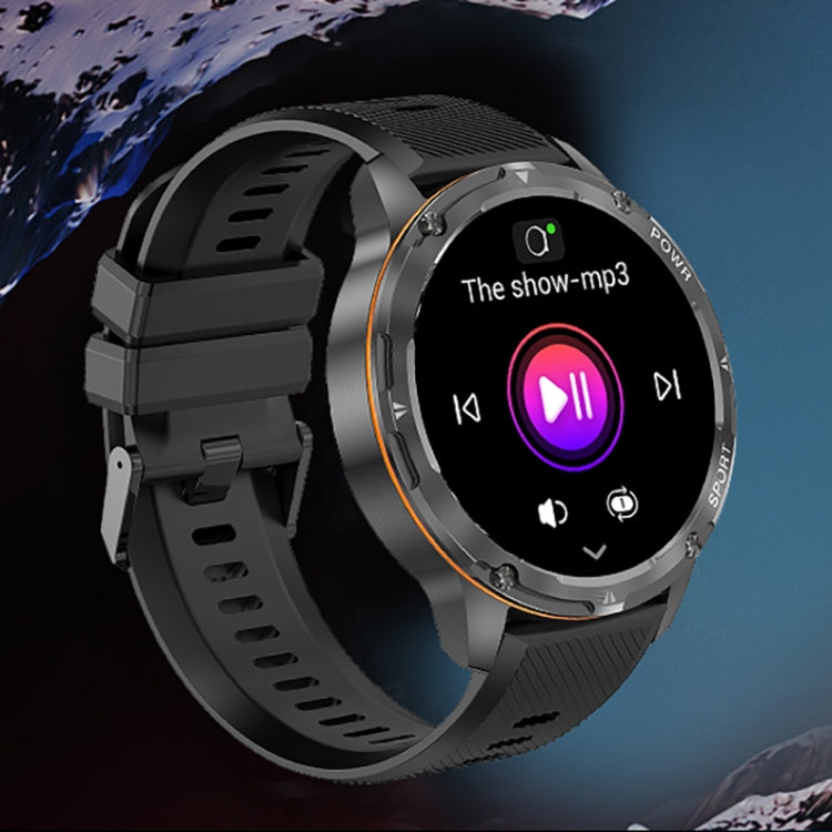 LEMFO AK59 1.43 inch AMLOED Round Screen Silicone Strap Smart Watch(Black) - free shipping - PMC TechLife - Order now!