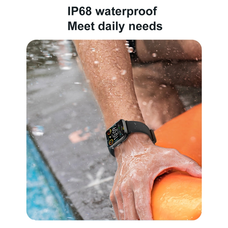 HD12 1.75 inch IP68 Waterproof Smart Watch, Support Blood Oxygen Monitoring(Green) - Smart Wristbands by PMC Jewellery | Online Shopping South Africa | PMC Jewellery