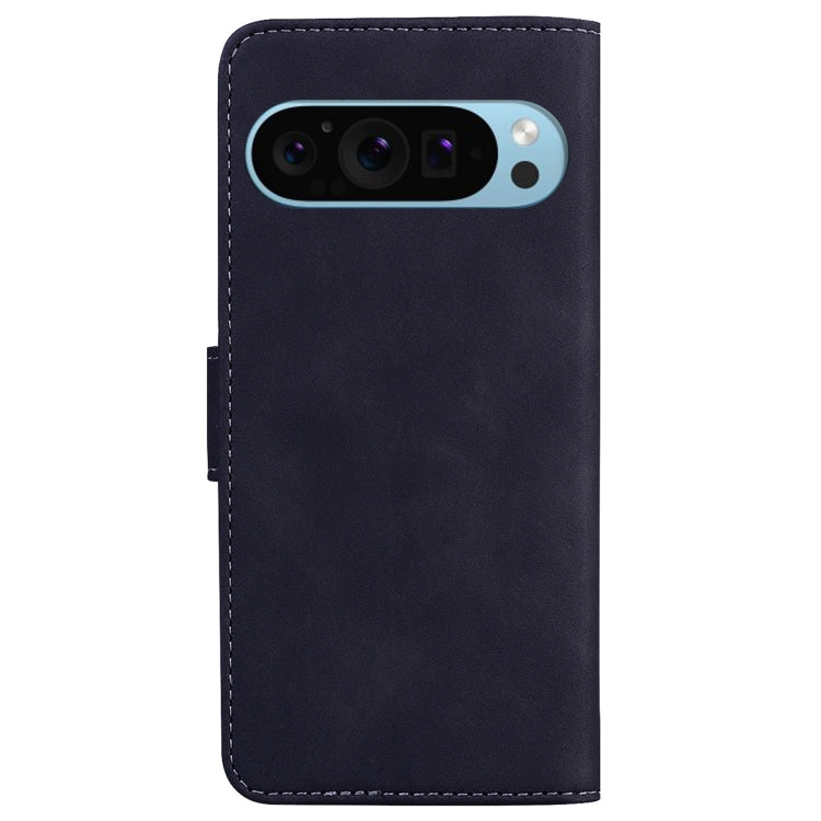 For Google Pixel 9 Skin Feel Pure Color Flip Leather Phone Case(Black) - Google Cases by PMC Jewellery | Online Shopping South Africa | PMC Jewellery | Buy Now Pay Later Mobicred