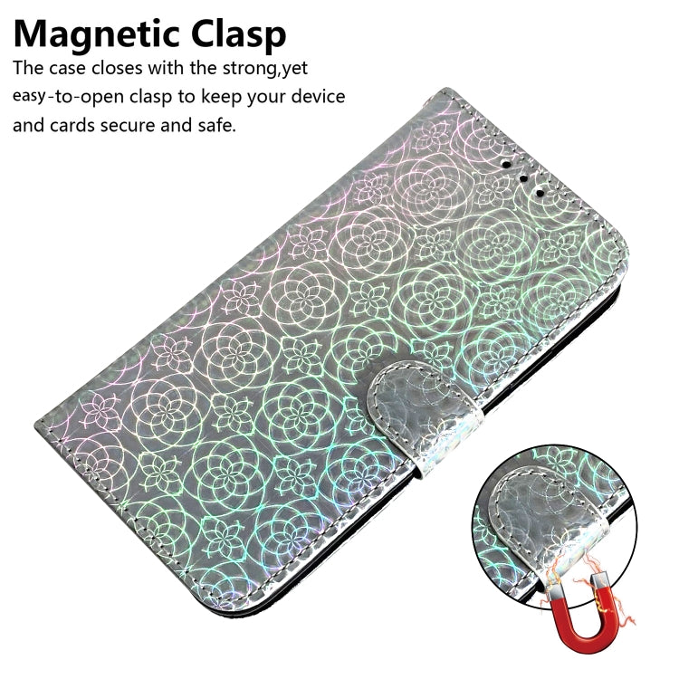 For Google Pixel 9 Pro Colorful Magnetic Buckle Leather Phone Case(Silver) - Google Cases by PMC Jewellery | Online Shopping South Africa | PMC Jewellery | Buy Now Pay Later Mobicred