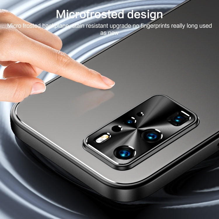For Huawei P40 R-JUST RJ-61 Electroplating Frosted TPU + PC Phone Case(Silver) - free shipping - PMC TechLife - Order now!