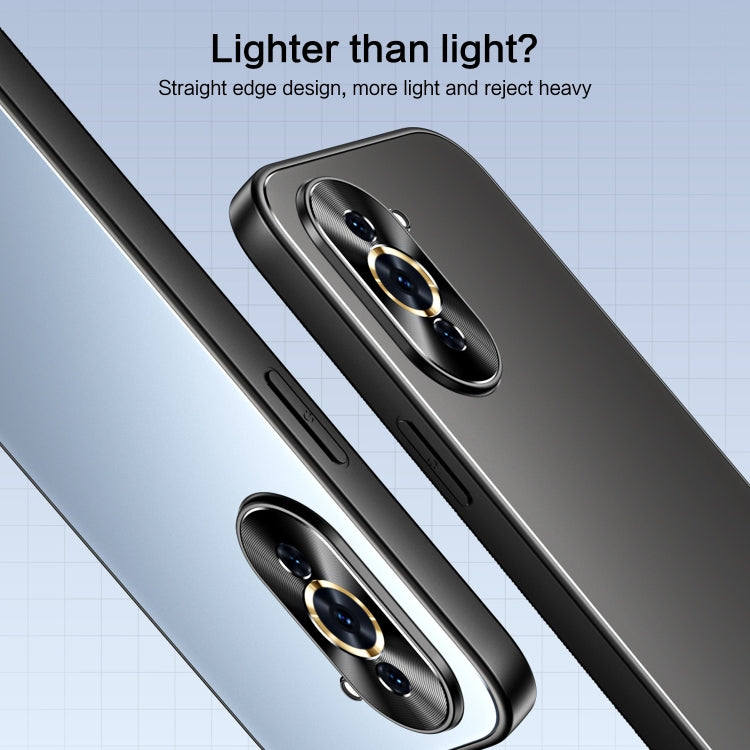 For Huawei nova 10 Pro R-JUST RJ-61 Electroplating Frosted TPU + PC Phone Case(Silver) - Huawei Cases by R-JUST | Online Shopping South Africa | PMC TechLife