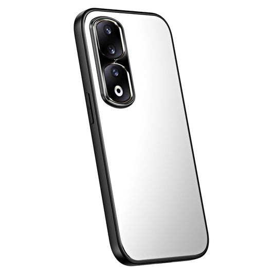 For Honor 90 Pro R-JUST RJ-61 Electroplating Frosted TPU + PC Phone Case(Silver) - Honor Cases by R-JUST | Online Shopping South Africa | PMC Jewellery