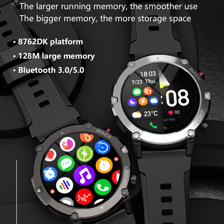 LEMFO LF26MAX 1.32 inch HD Round Screen Smart Watch Supports Bluetooth Calls(Silver) - Smart Watches by LEMFO | Online Shopping South Africa | PMC Jewellery | Buy Now Pay Later Mobicred