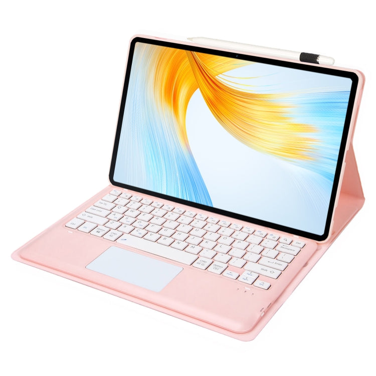 For Huawei MatePad Pro 13.2 inch AH18-A Detachable Bluetooth Keyboard Leather Tablet Case with Touch(Pink) - Huawei Keyboard by PMC Jewellery | Online Shopping South Africa | PMC Jewellery