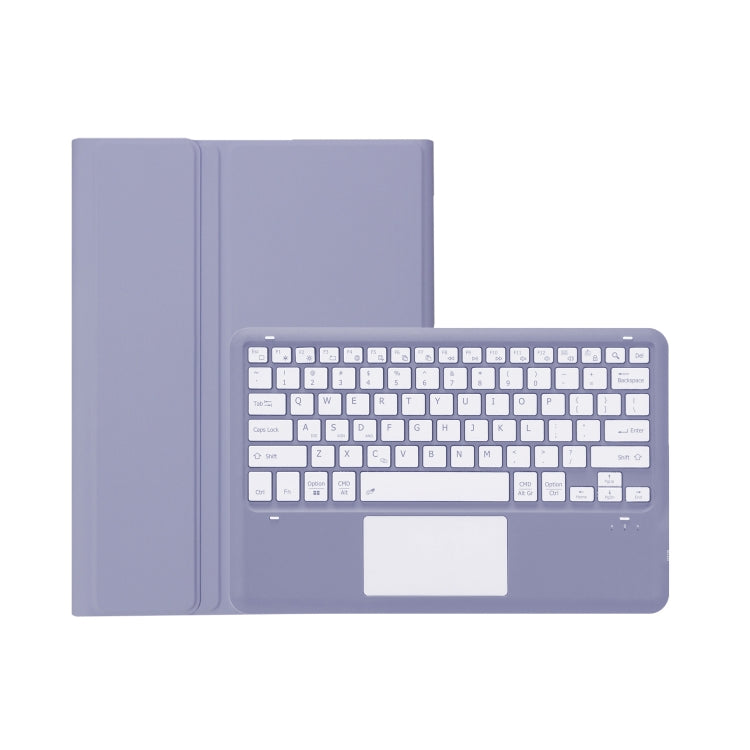 For Huawei MatePad Pro 13.2 inch AH18-A Detachable Bluetooth Keyboard Leather Tablet Case with Touch(Purple) - Huawei Keyboard by PMC TechLife | Online Shopping South Africa | PMC TechLife
