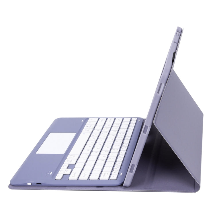 For Huawei MatePad Pro 13.2 inch AH18-A Detachable Bluetooth Keyboard Leather Tablet Case with Touch(Purple) - Huawei Keyboard by PMC TechLife | Online Shopping South Africa | PMC TechLife