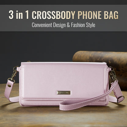 CaseMe Me30 Multi Functional Diagonal Cross Bag Phone Case(Pink) -  by CaseMe | Online Shopping South Africa | PMC Jewellery | Buy Now Pay Later Mobicred