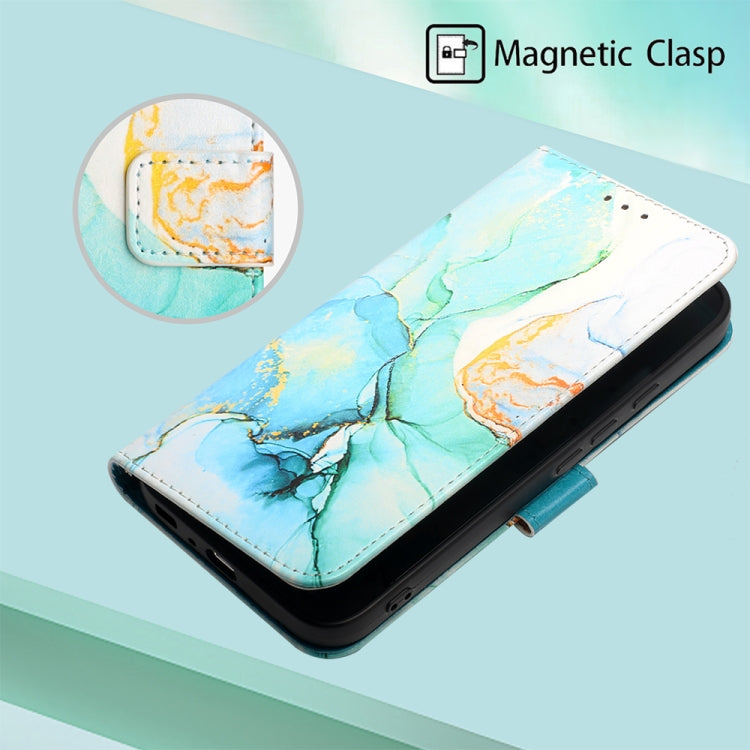 For Google Pixel 9 PT003 Marble Pattern Flip Leather Phone Case(Green) - Google Cases by PMC Jewellery | Online Shopping South Africa | PMC Jewellery | Buy Now Pay Later Mobicred