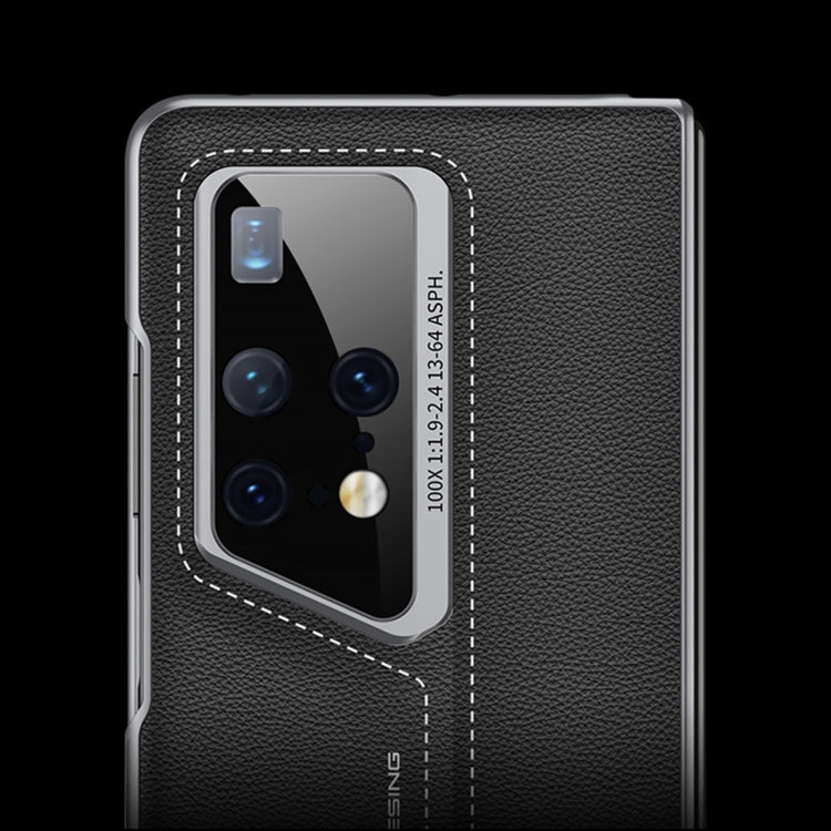 For Huawei MateX2 GKK Integrated Blade Ultra-thin Leather Full Coverage Phone Case(Grey) - Honor Cases by GKK | Online Shopping South Africa | PMC Jewellery | Buy Now Pay Later Mobicred