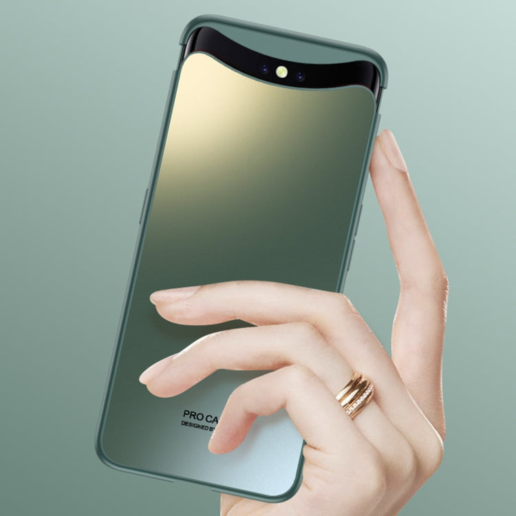 For OPPO Find X GKK AG Craft Skin Feel Magnetic Combination Full Coverage Phone Case(Black) - free shipping - PMC Jewellery - Order now!