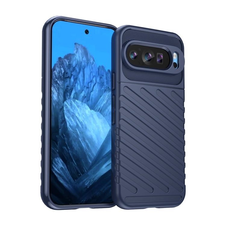 For Google Pixel 9 Thunderbolt Shockproof TPU Phone Case(Blue) - Google Cases by PMC Jewellery | Online Shopping South Africa | PMC Jewellery | Buy Now Pay Later Mobicred