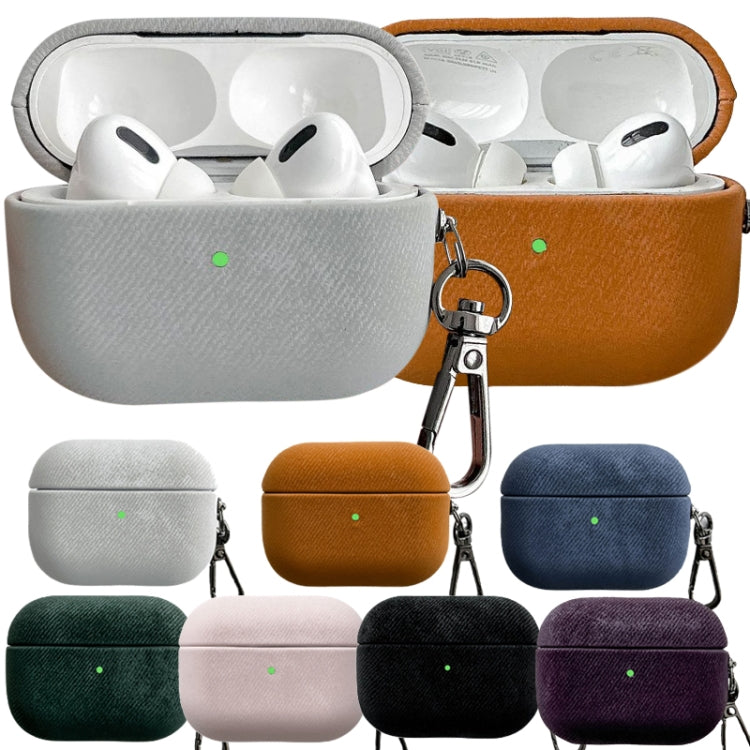 For AirPods Pro Suede Earphone Protective Case(White) - For AirPods Pro by PMC Jewellery | Online Shopping South Africa | PMC Jewellery | Buy Now Pay Later Mobicred
