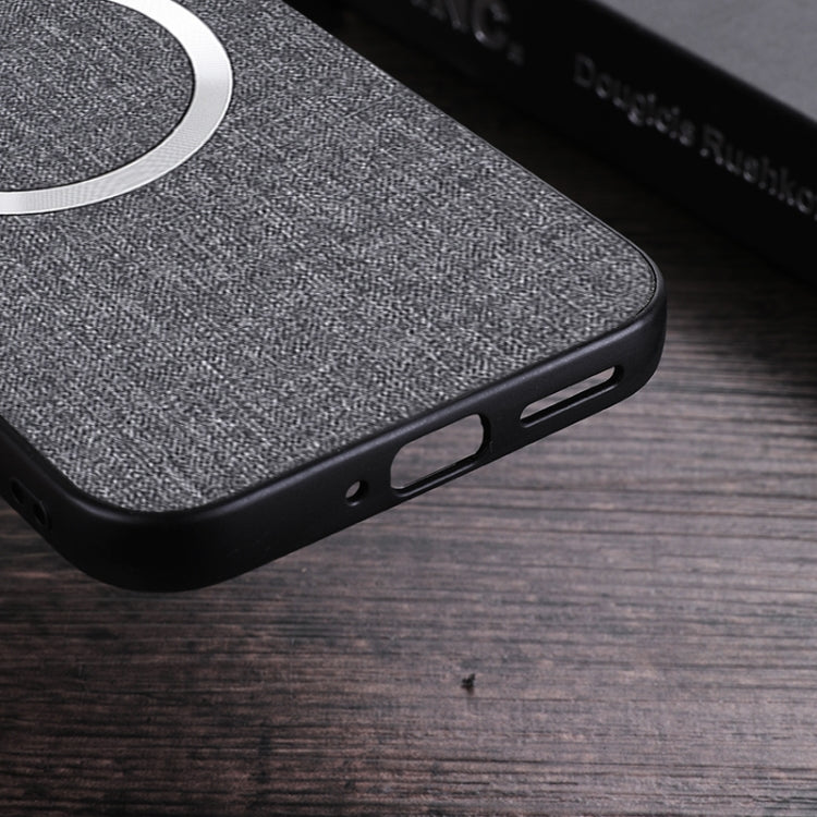 For Google Pixel 9 CD Magnetic Ring Cloth Texture PU Phone Case(Orange) - Google Cases by PMC TechLife | Online Shopping South Africa | PMC TechLife | Buy Now Pay Later Mobicred