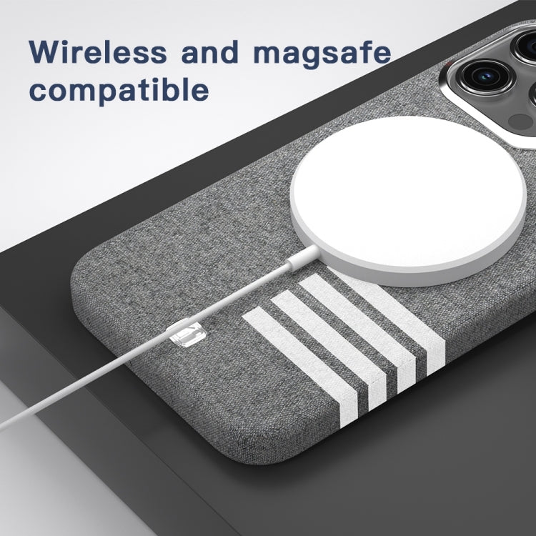 For iPhone 15 Pro Max TGVIS Vida Series MagSafe Magnetic Phone Case(Black) - iPhone 15 Pro Max Cases by TGVIS | Online Shopping South Africa | PMC Jewellery | Buy Now Pay Later Mobicred