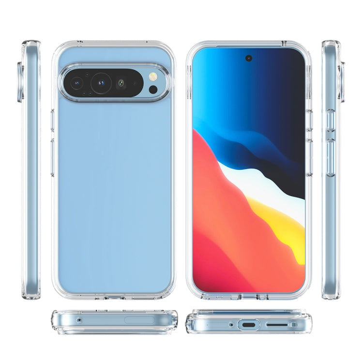 For Google Pixel 9 Terminator Style Shockproof Phone Case(Transparent) - Google Cases by PMC TechLife | Online Shopping South Africa | PMC TechLife | Buy Now Pay Later Mobicred