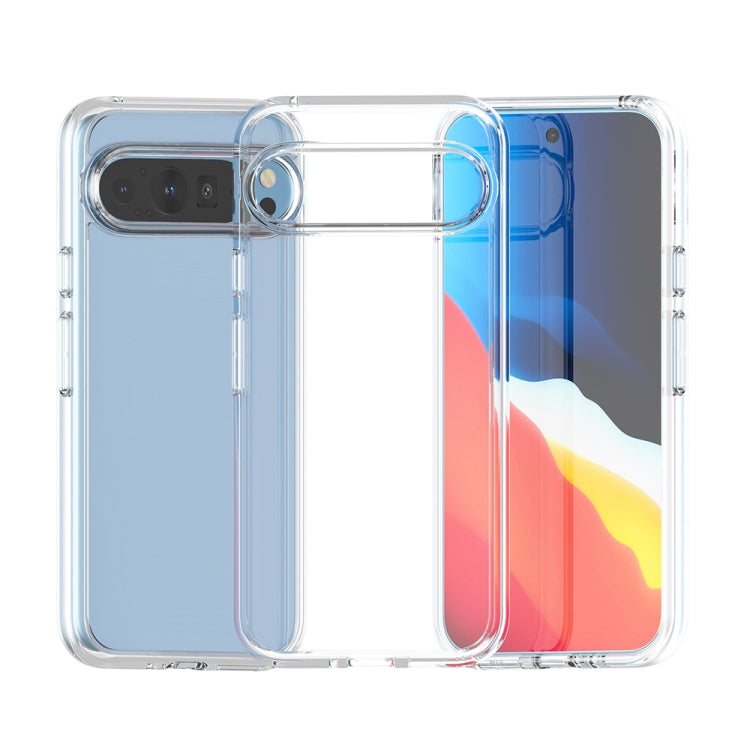 For ?Google Pixel 9 Pro Terminator Style Shockproof Phone Case(Transparent) - Google Cases by PMC TechLife | Online Shopping South Africa | PMC TechLife | Buy Now Pay Later Mobicred