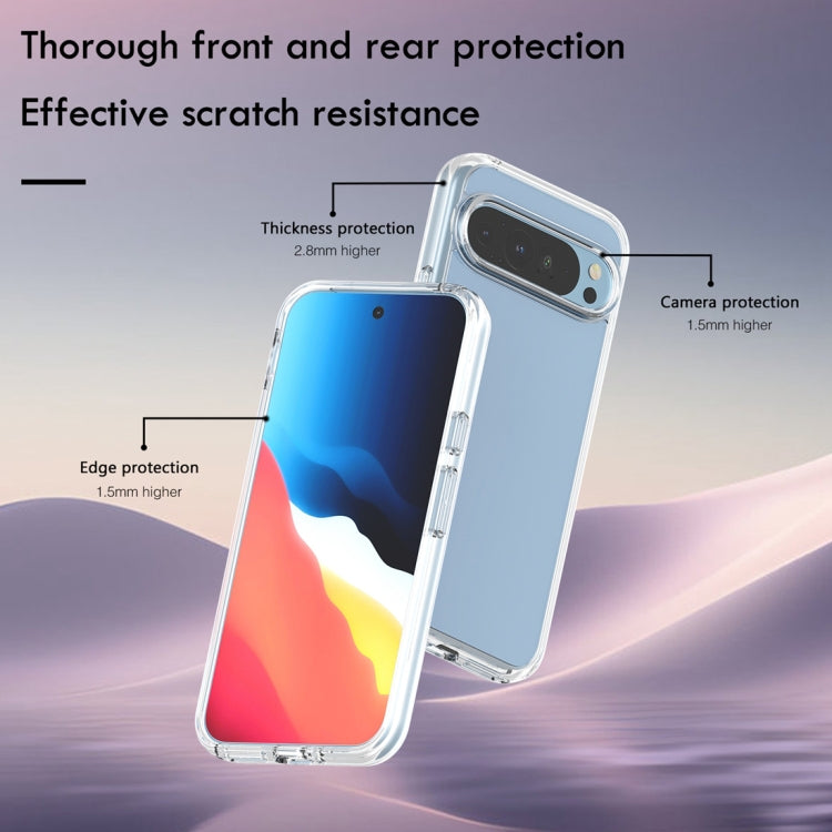 For ?Google Pixel 9 Pro Terminator Style Shockproof Phone Case(Transparent) - Google Cases by PMC TechLife | Online Shopping South Africa | PMC TechLife | Buy Now Pay Later Mobicred