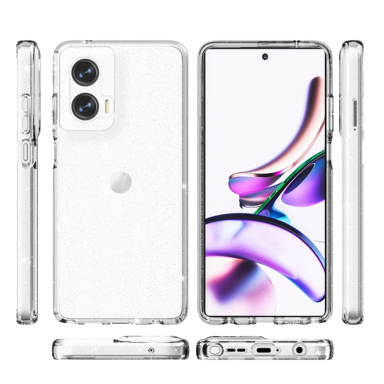 For Motorola Moto G Stylus 5G 2024 Terminator Style Shockproof Phone Case(Glitter White) - Motorola Cases by PMC Jewellery | Online Shopping South Africa | PMC Jewellery | Buy Now Pay Later Mobicred