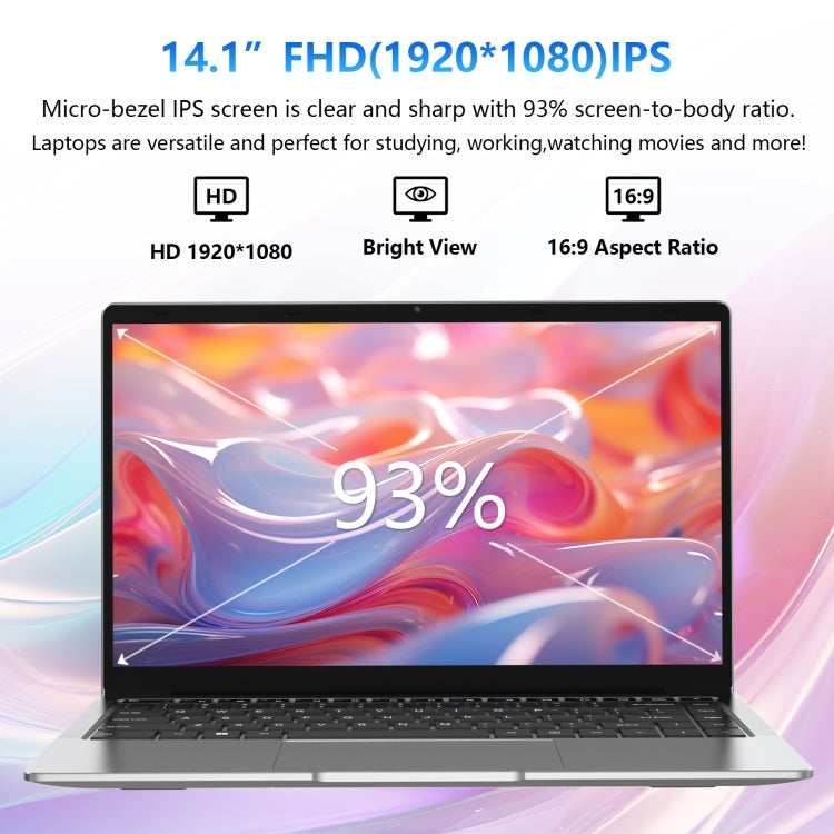 GXMO F141S 14.1 inch Laptop, 8GB+256GB, Windows 11 Intel Celeron J4125 Quad Core(Silver) - Others by GXMO | Online Shopping South Africa | PMC Jewellery