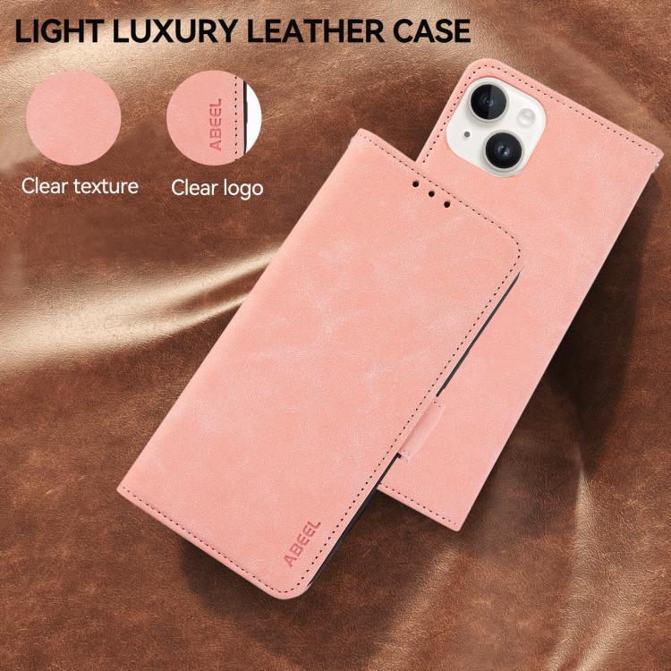 For iPhone 17 Air ABEEL Frosted Magnetic RFID Leather Phone Case(Black) - free shipping - PMc TechLife - Order now!